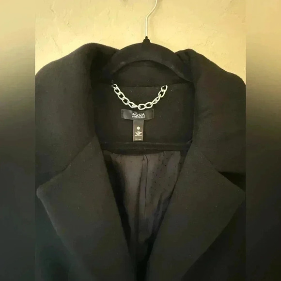 AQUA Two Button Long Coat - 100% Exclusive Bloomingdales - NWT - XL - Picture 7 of 12